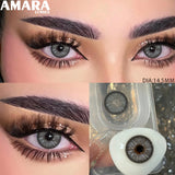1 Pair Colored Contact Lenses Natural Fashion Brown Eye Lens Gray Contact Eye Lenses Blue Lenses Contacts for Dark Eyes