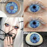 New Vampire Red Lens for Eyes Halloween Colored Contact Lenses Demon Cosplay Wihite Softlens Anime Party Makeup Lenses