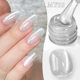Pink Light Flow Cat Magnetic Gel Nail Polish 10ml Holographics Shining Line Magnetic Long Lasting DIY Salon Varinsh