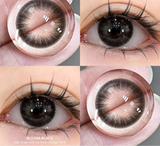 2Pcs Basic Color Natural Contacts Lenses Soft Naturally Colored Cosmetics Black Brown Beautiful Pupil Contacts Lenses