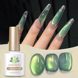 10ml Green Shadowstar Bamboo Cat Magnetic Gel Nail Polish Fruit Series  Soak Off UV LED Nail Art Salon DIY Manicure