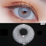 1pair Natural Gray Color Contact Lenses Cosmetic Softlens 14.2mm