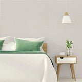 Linen Wallpaper PVC Self-Adhesive Waterproof Faux Imitation Cloth Vinyl Wall Sticker Solid Color Decor Furniture Bedroom Sticker