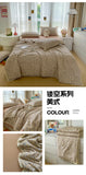 Printed Floral Summer Quilt Four Piece Set Soft Bedroom Decor Bedding Set Summer Quilt Bed Sheet With Pillowcases Home Textiles