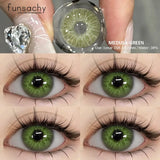1Pair New Natural Contact Lenses Colored Contact Lenses Purple Eyes Lens Blue Lenses Yearly Gray Contact Fashion Pupils