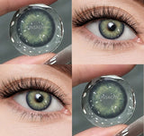 2Pcs Best Selling Contacts Colored Lenses Color Blue Green Grey Series Soft Lens Natural EyeBeauty Pupil Cosmetic Lens