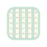 Sweet Korean Style Floral Table Mat Absorbent Non-Slip Heat Insulated Pad Lightweight Bowl Cup Coaster Girls Room Home Gift