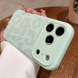 Luxury Leopard Pattern Camera Control Button Case for iPhone 17 16 15 Pro Max 14 Plus 12 13 11 Matte Soft Liquid Silicone Cover