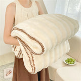 Throw Blankets for Couch Gift for Girls Women Comfortable Plush Cozy Faux Rabbit Fur Warm Fleece Soft Sofa Cover Blanket Camping