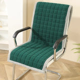 Milk Velvet Integrated Chair Cushion Household Dining Chair Cushion Comfortable Stool Covers for Prolonged Sitting in The Office