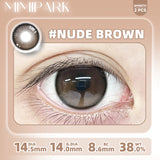 Coloured Contact Lenses – Nude Cream Tones  Suitable for bare faces and light make-up; versatile for the daily commute