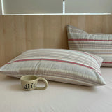 100 Cotton Pillowcase 2 PCS Colorful Stripe Pillow Case Bedding Black Pillow Cover Envelope Pillow Case Cover Nordic Sling