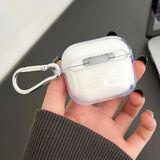 Transparet Cherry Smile Silicone Case For AirPods 4 2024 Earphone Cover for Apple Airpod Pro 1 2 3 4th Gen Protective Case Hook