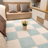 20pcs Ins Style Room Carpet, Bedroom, Children'S Bedside Blanket, Stain Resistant Living Room, Splicing Mat, Floor Mat 30*30 Cm