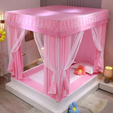 Modern Style Home Mosquito Net Double Bed Full Bottom Baby Anti-fall Mosquito Net Tent 2 Layers for Four Seasons