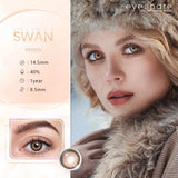 1 Pair SWAN Series Big Eyes of Natural Contact Color Contact Lenses for Colorful Eyes Beauty Contact Lenses for Eyes
