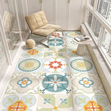 Home Anti-fouling Oil-proof Kitchen Floor Mat Decoration Balcony Waterproof Non-slip PVC Carpet Easy Clean Rug ковер Tapis 러그