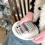 Shiny christmas winter print shell for iphone 15pro 14promax 14 13 15 16 pro max 13promax 16pro cute colorful chain phone case