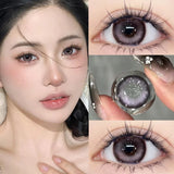 1 Pair Myopia Korean Lenses Natural Black Grey Contact Lenses Fashion Beauty Blue Pupils Cosmetics Hot Sellers Yearly