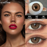 2pcs New High Quality Gray Brown Beauty Pupils Colored Contact Lens Blue Beauty Lenses Yearly Green Eyes Contact