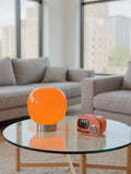  Macaron Glass Table Lamp for Hotel Bedroom Bedside Living Room Trichromatic Dimming Decoration Modern Minimalist Desk Lights