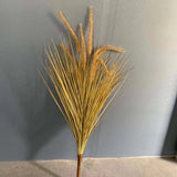 7 Heads Fake Reed Bouquet Silk Onion Grass Large Artificial Tree Wedding Flower Plastic Autumn Plants for Home Party Decoration