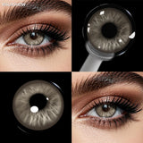 Crush Brown Color Contact Lenses 14.5mm Small Pupil Yearly Use Korea Design for Daily Makeup