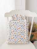 Pure Cotton Fledding Set Small Flowers Four-Piece Cotton Bed eet Dormi Tee-Piece Bedding Set Warmth Retention