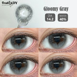1 Pair Colored Contact Lenses Natural Brown Pupils Eyes Contact lenses Soft Contact Lenses 14.20mm