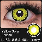 Colored Eye Contacts For Cosplay Contact Lenses Makeup Contacts Lenses Blind White/Black Yearly 14.5mm