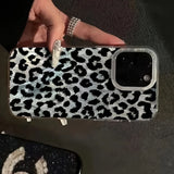 Black Leopard Print Phone Case For Xiaomi Redmi Note 14 13 12 Pro Plus 5G 12S 11S 10S 11 10 Redmi 13 12 14C 13C 12C Laser Cover