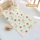 Cotton Muslin Baby Face Towel Long Burp Cloth for Newborn Kindergarten Hand Towels Infant Drooling Bibs Washcloth Baby Items
