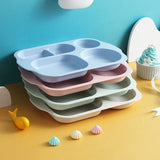 Plastic Student Dinner Plate Thickened Canteen Compartment Food Tray Anti-fall Multigrid Rice Pan Home Rectangle Kitchen Tools