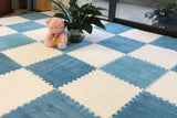 20pcs Ins Style Room Carpet, Bedroom, Children'S Bedside Blanket, Stain Resistant Living Room, Splicing Mat, Floor Mat 30*30 Cm