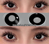 Cosplay Colored Contact Lenses Crazy White Lenses Red Anime Contacts Halloween Beauty Makeup Lens Black Eyes Contacts