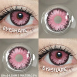 Colored Contact Lenses for Cosplay 2pcs Eyes Makeup Yearly Anime Fashion Purple Lenses Red Contact Lenses Pink Contacts