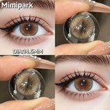 Big Diameter Colored Contacts 2pcs Multi-Style Glossy Lenses for Cosplay Role Play 0.00D No Power