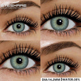 1pair Natural Color Contact Lenses for Eyes Blue Lenses Gray Pupils Lens Brown Lenses Yearly Cosmetic Green Contacts