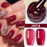 10ml Purple Red Series Gel Nail Polish Winter Dark Purple Nail Art Varnish Semi Permanent Soak Off UV LED Gel