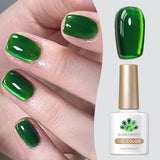 10ml Green Wormhole Cat Magnetic Gel Nail Polish 9D Glitter Soak Off UV LED Nail Art Varnish Manicure DIY At Home