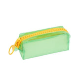Large Capacity Zipper Transparent Pencil Case Stationery Box High Appearance Large Capacity Pencil Bag Clear Stationery Holder