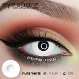 1pair Halloween Colored Contact Lenses Cosplay White Crazy Contact Lenses Anime Red Eye Lenses Blue Makeup Contact Lens