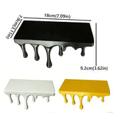 3D-Printed Wall Shelf, Dripping/melting Appearance, Simple, Perfect for Small Decorations and Collectibles