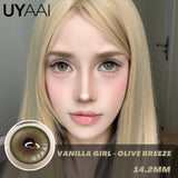 Color Contact Lenses For Eye Brown Lens Green Color Pupils Blue Eyes Contact Makeup Beauty Eye Cosmetics Year