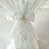 Lace Princess Palace Mosquito Net with Frame Romantic Three-door Bed Curtain with Dustproof Top French Design Home Decor