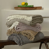 1 Pc New Cotton Linen Tassel Blanket Solid Color Sofa Nap Cover Blanket Sofa Breathe Freely Throw Homestay Decoration Bed Throw