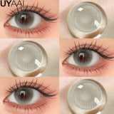 NEW Color Contact Eye Color Lenses Makeup Natural Black Lens Cosmetics Pink Eyes Lenses Woman Makeup Blue Beauty Contacts