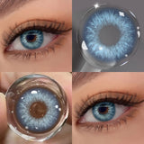 Colored Contact Lenses Lalens Marsala Brown Blue Green Color Contacts Eye Lens Eyes Half Year 2Pcs