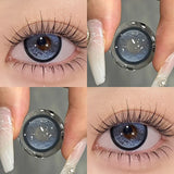 2PCS Korean Brown Green Contact Lenses for Eyes Natural Beauty Pupils 1 Year Fashionable Makeup Fast Shipping