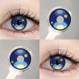 2Pcs Halloween Cosplay Color Contact Lenses for Eyes Crazy Red Anime Accessories Yellow Blue Pupilentes Fast Shipping